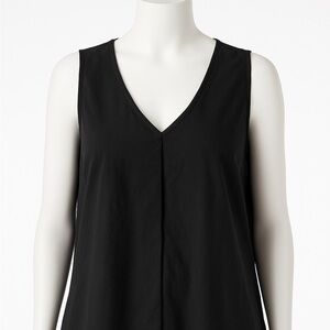 Thalia Sodi Black V-Neck Tank Top